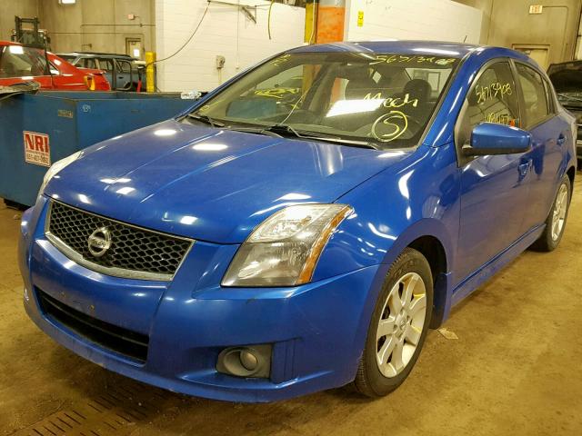 3N1AB6APXBL717558 - 2011 NISSAN SENTRA 2.0 BLUE photo 2