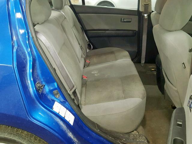 3N1AB6APXBL717558 - 2011 NISSAN SENTRA 2.0 BLUE photo 6