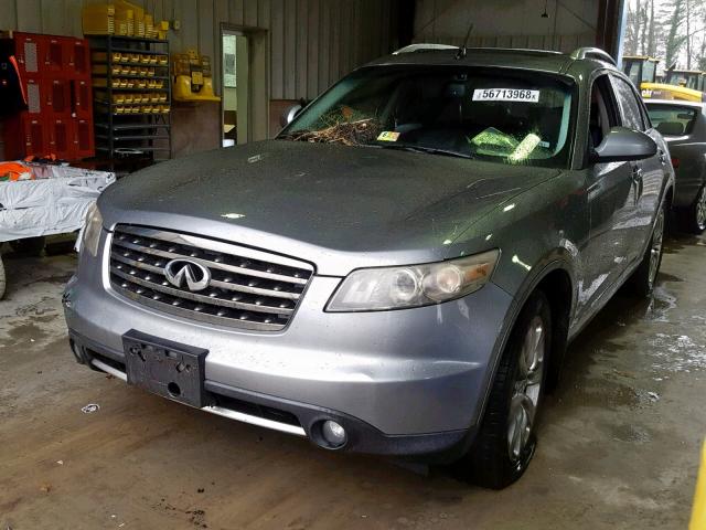 JNRAS08W66X211422 - 2006 INFINITI FX35 GRAY photo 2