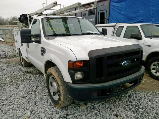 1FDWF30548EC54584 - 2008 FORD F350 SRW S WHITE photo 1