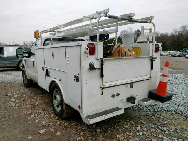 1FDWF30548EC54584 - 2008 FORD F350 SRW S WHITE photo 3