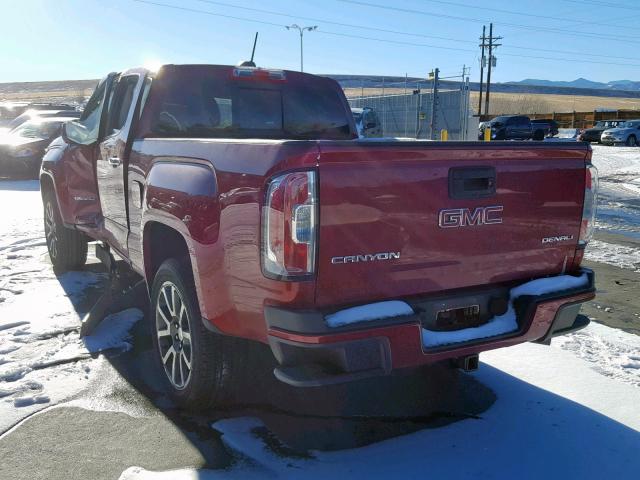 1GTP6EE15J1206941 - 2018 GMC CANYON DEN RED photo 3