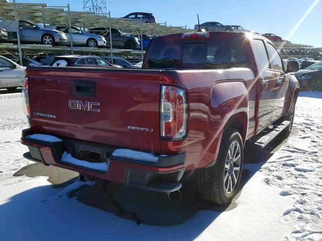 1GTP6EE15J1206941 - 2018 GMC CANYON DEN RED photo 4