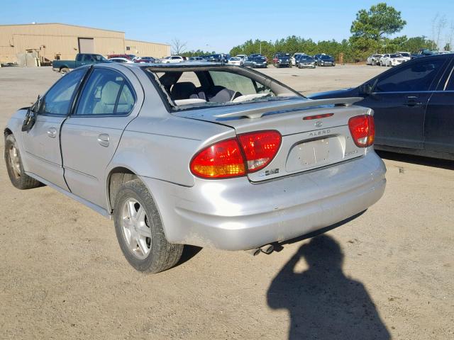 1G3NL52E53C274607 - 2003 OLDSMOBILE ALERO GL SILVER photo 3