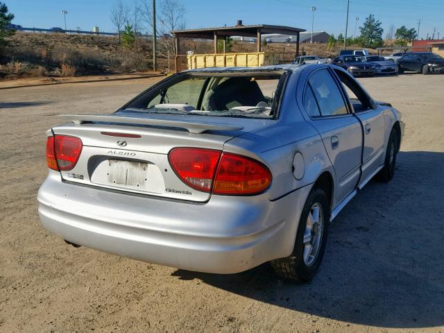 1G3NL52E53C274607 - 2003 OLDSMOBILE ALERO GL SILVER photo 4