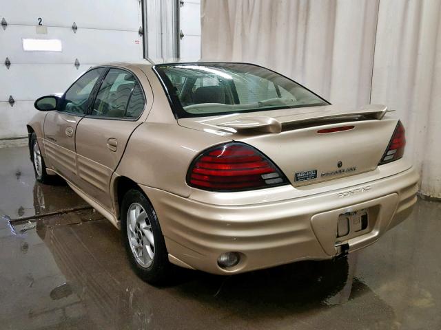 1G2NF52E62M594717 - 2002 PONTIAC GRAND AM S GOLD photo 3