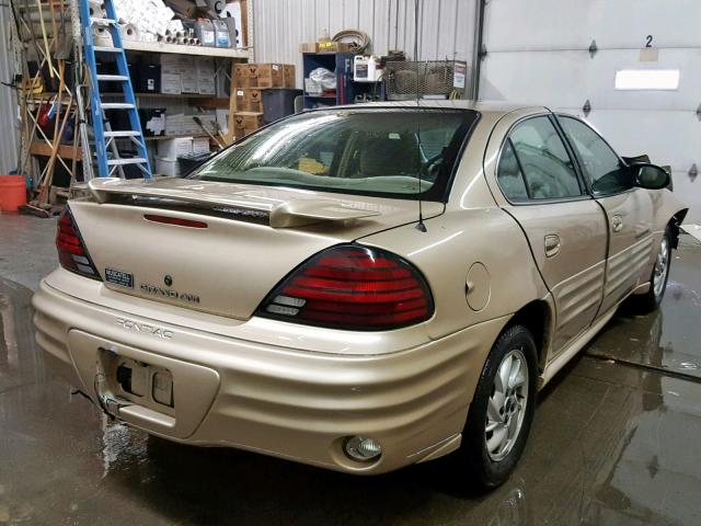 1G2NF52E62M594717 - 2002 PONTIAC GRAND AM S GOLD photo 4