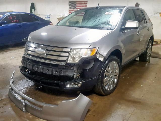 2FMDK49C88BB48533 - 2008 FORD EDGE LIMIT SILVER photo 2