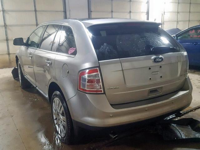 2FMDK49C88BB48533 - 2008 FORD EDGE LIMIT SILVER photo 3