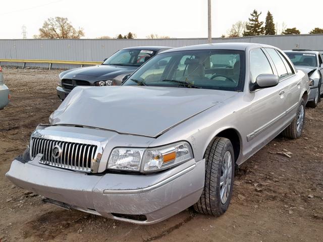 2MEFM74V56X606111 - 2006 MERCURY GRAND MARQ BEIGE photo 2