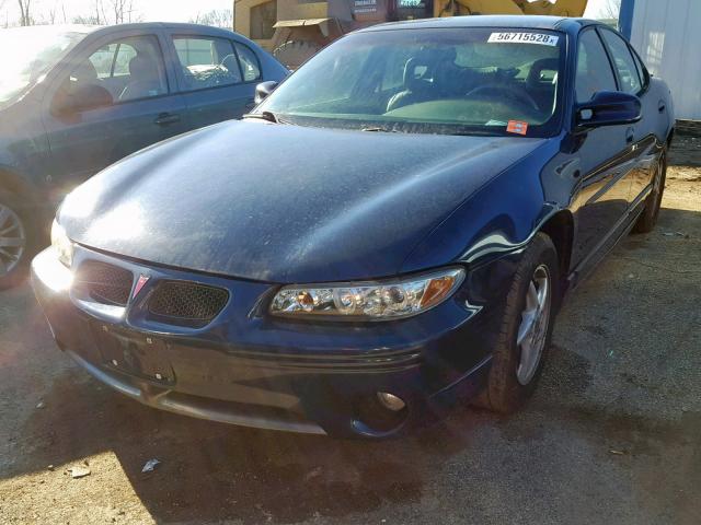 1G2WP52KXYF158215 - 2000 PONTIAC GRAND PRIX ლურჯი ფოტო 2