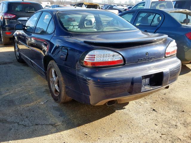1G2WP52KXYF158215 - 2000 PONTIAC GRAND PRIX ლურჯი ფოტო 3