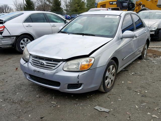 KNAFE121475381322 - 2007 KIA SPECTRA EX SILVER photo 2