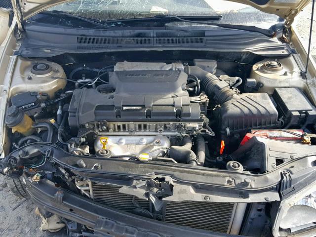 KNAFE221995651413 - 2009 KIA SPECTRA EX GOLD photo 7