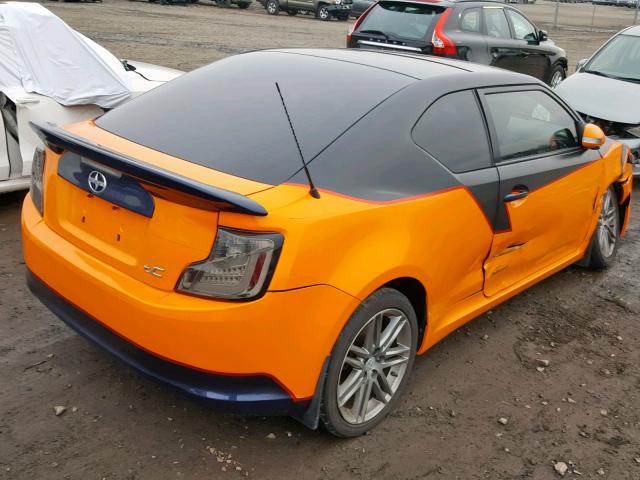 JTKJF5C76B3011961 - 2011 TOYOTA SCION TC 橙色 照片 4