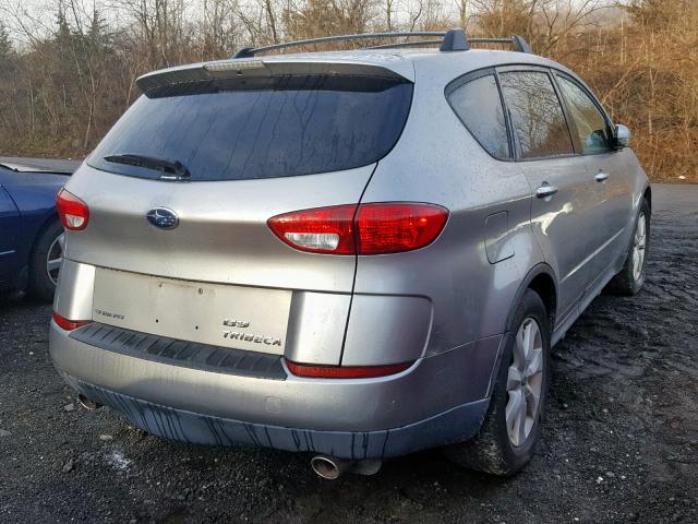 4S4WX82C164421377 - 2006 SUBARU B9 TRIBECA GRAY photo 4