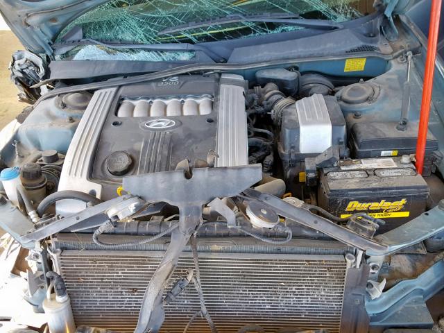 KMHFU45E94A325154 - 2004 HYUNDAI XG 350 GREEN photo 7