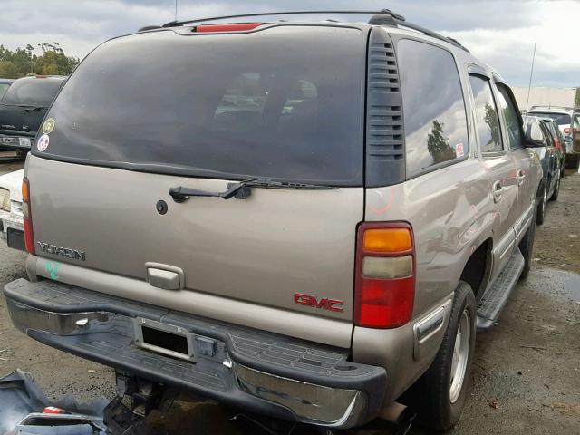 1GKEK13T01R170680 - 2001 GMC YUKON TAN photo 4