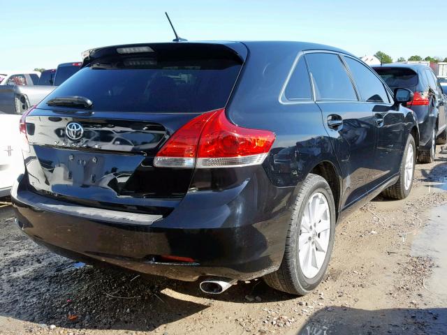 4T3ZA3BB8AU033880 - 2010 TOYOTA VENZA BASE BLACK photo 4