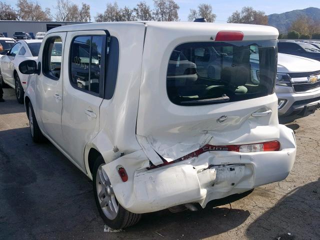 JN8AZ28RX9T104908 - 2009 NISSAN CUBE BASE WHITE photo 3