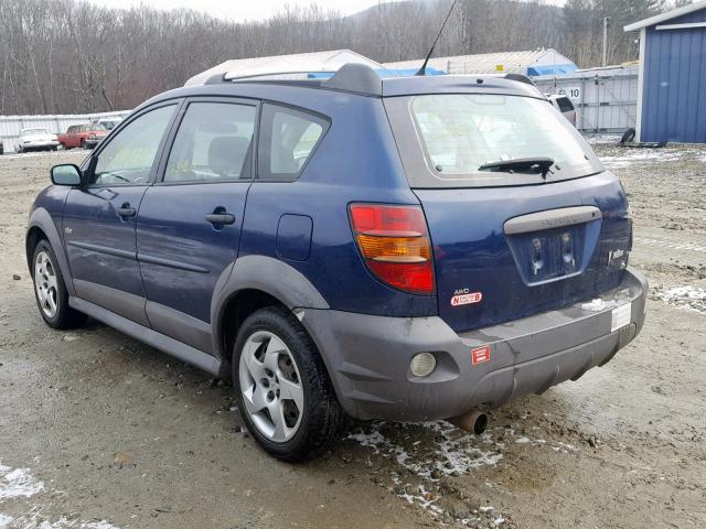 5Y2SM65836Z461602 - 2006 PONTIAC VIBE BLUE photo 3