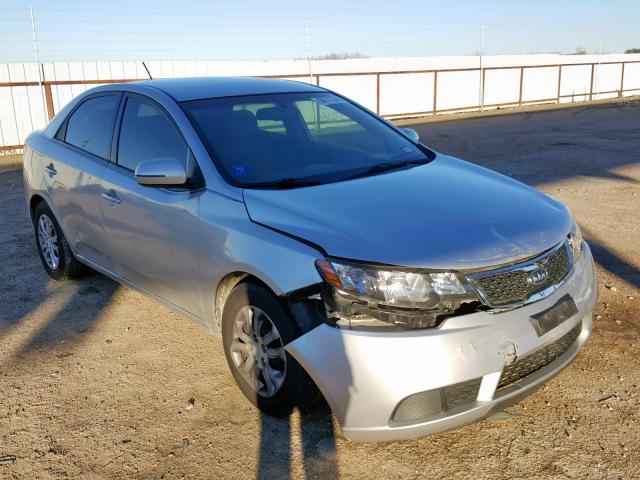 KNAFU4A28C5596243 - 2012 KIA FORTE EX SILVER photo 1