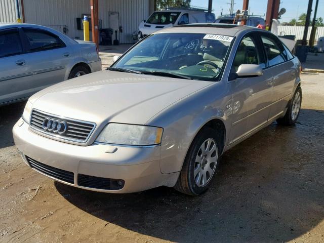 WAUBH64B11N125378 - 2001 AUDI A6 2.8 GOLD photo 2