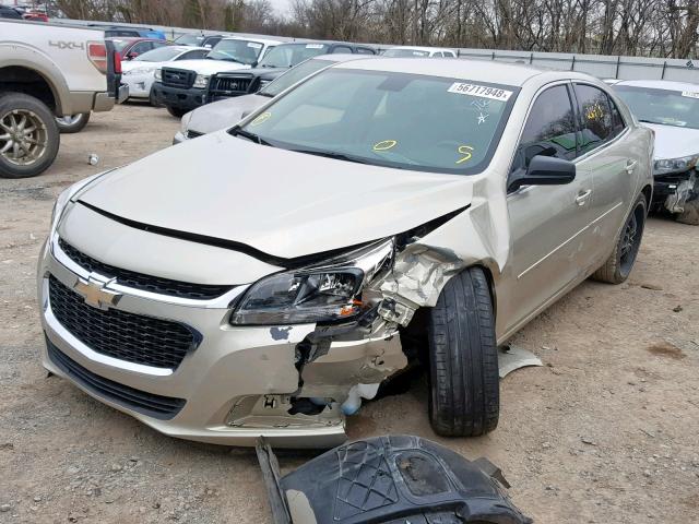 1G11B5SL1FF143038 - 2015 CHEVROLET MALIBU LS 米色 照片 2
