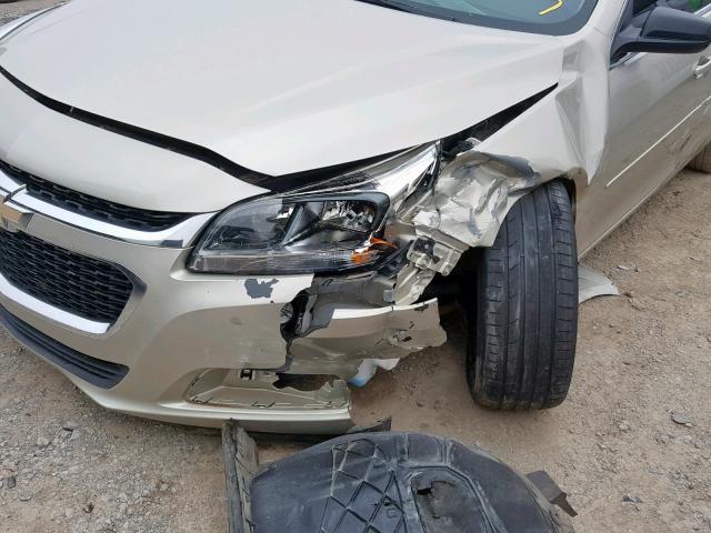1G11B5SL1FF143038 - 2015 CHEVROLET MALIBU LS 米色 照片 9
