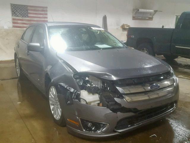 3FADP0L30AR179263 - 2010 FORD FUSION HYB GRAY photo 1