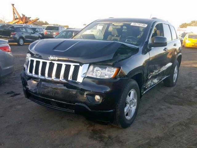 1J4RR4GGXBC540877 - 2011 JEEP GRAND CHER BLACK photo 2