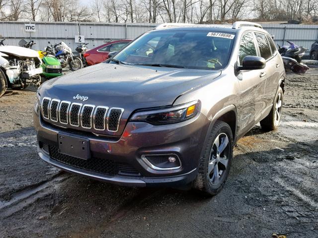 1C4PJMDX0KD282310 - 2019 JEEP CHEROKEE L GRAY photo 2