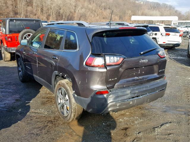 1C4PJMDX0KD282310 - 2019 JEEP CHEROKEE L GRAY photo 3