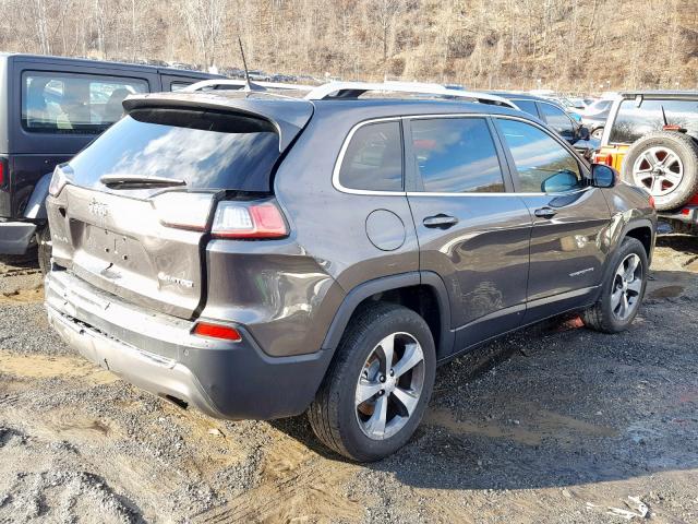 1C4PJMDX0KD282310 - 2019 JEEP CHEROKEE L GRAY photo 4