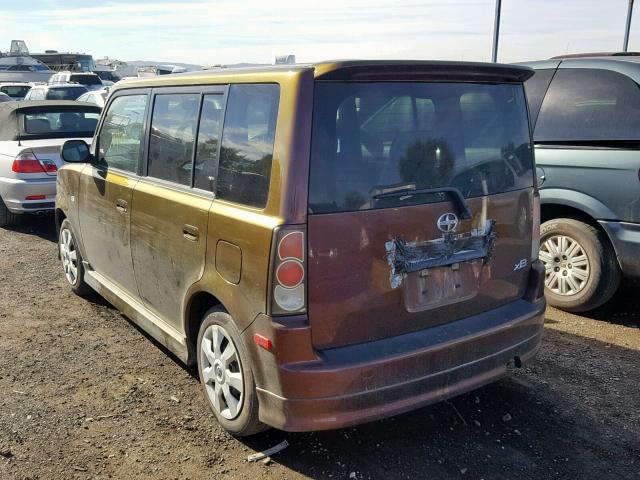 JTLKT334364124933 - 2006 TOYOTA SCION XB Марун фото 3