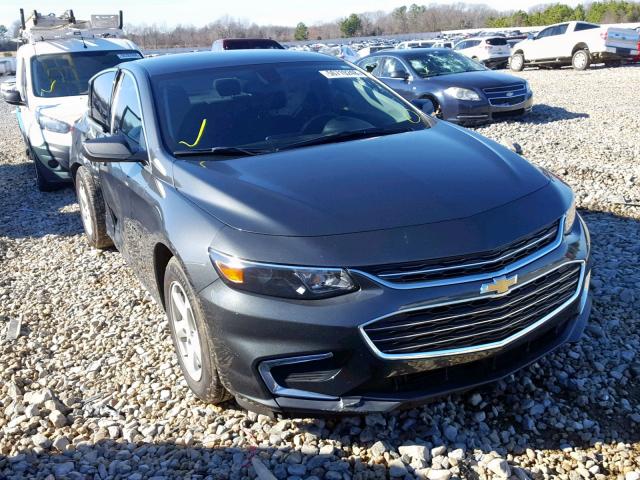 1G1ZB5STXHF161317 - 2017 CHEVROLET MALIBU LS GRAY photo 1