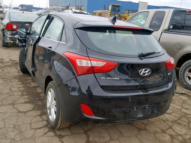 KMHD35LE0DU023236 - 2013 HYUNDAI ELANTRA GT BLACK photo 3