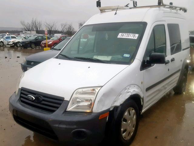 NM0LS6ANXDT138991 - 2013 FORD TRANSIT CO WHITE photo 2