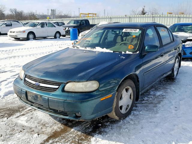 1G1NE52J1Y6202602 - 2000 CHEVROLET MALIBU LS 绿色 照片 2