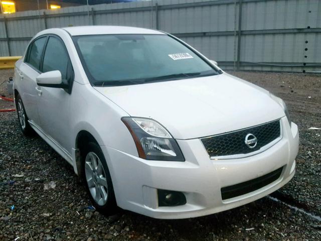 3N1AB6AP4CL697230 - 2012 NISSAN SENTRA 2.0 WHITE photo 1