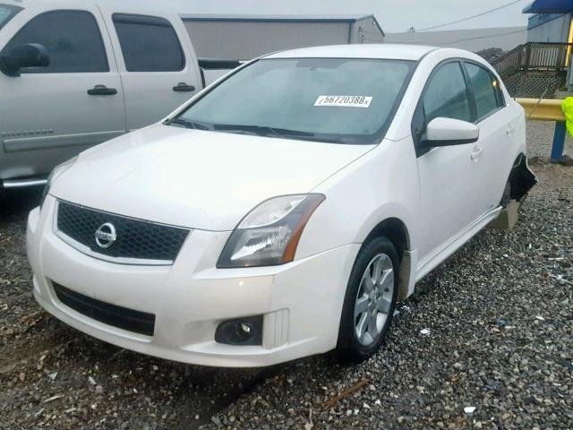 3N1AB6AP4CL697230 - 2012 NISSAN SENTRA 2.0 WHITE photo 2