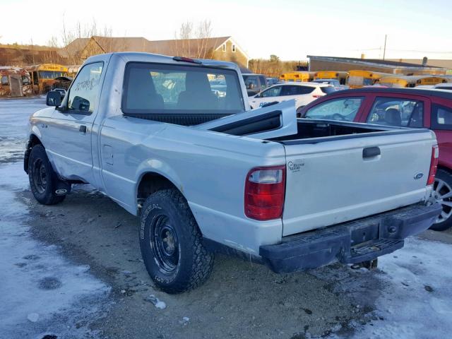 1FTYR10UX4TA11772 - 2004 FORD RANGER SILVER photo 3