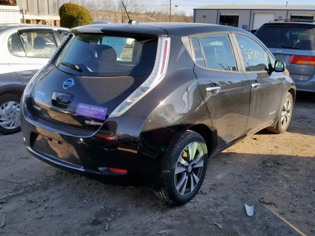 1N4BZ0CP7GC302553 - 2016 NISSAN LEAF SV BLACK photo 4