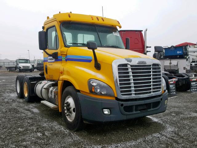 1FUJGEDV5DSBU6516 - 2013 FREIGHTLINER CASCADIA 1 YELLOW photo 1