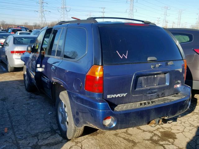 1GKDT13S842239810 - 2004 GMC ENVOY BLUE photo 3