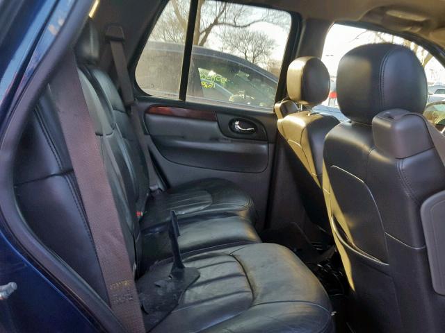 1GKDT13S842239810 - 2004 GMC ENVOY BLUE photo 6