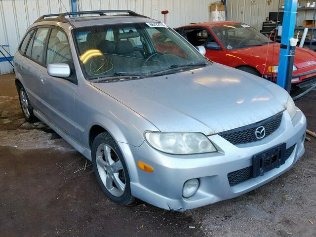 JM1BJ245421531268 - 2002 MAZDA PROTEGE PR SILVER photo 1