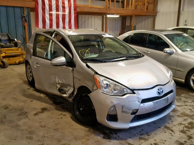 JTDKDTB3XC1518010 - 2012 TOYOTA PRIUS C SILVER photo 1