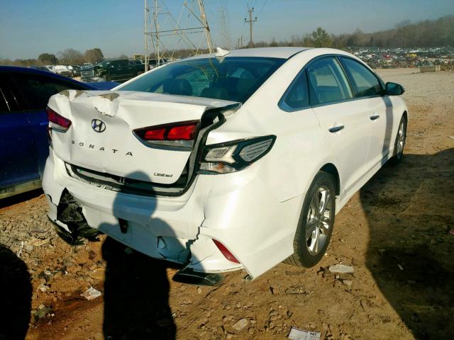 5NPE34AF4JH689813 - 2018 HYUNDAI SONATA SPO WHITE photo 4