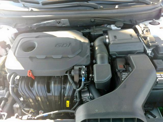 5NPE34AF4JH689813 - 2018 HYUNDAI SONATA SPO WHITE photo 7